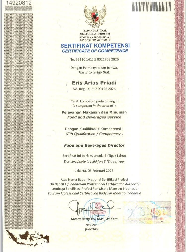 Sertifikasi Travel Consultant